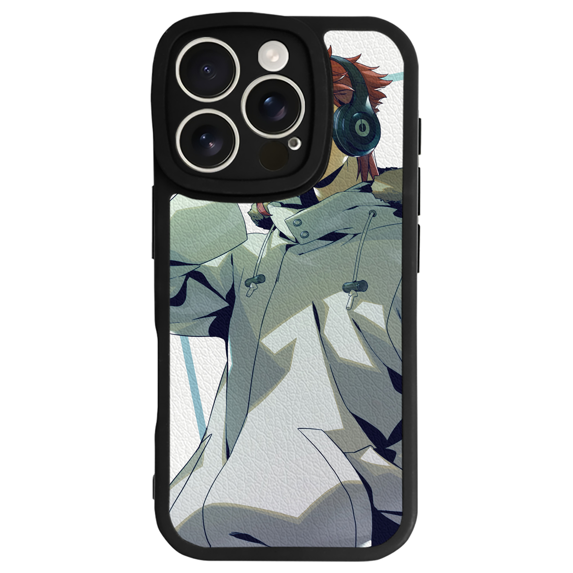（画像用） ジョジョの奇妙な冒険 JoJo's Bizarre Adventure 【iPhone 16シリーズ対応】シリコンスマホケース（レザー調） 材質：シリコン